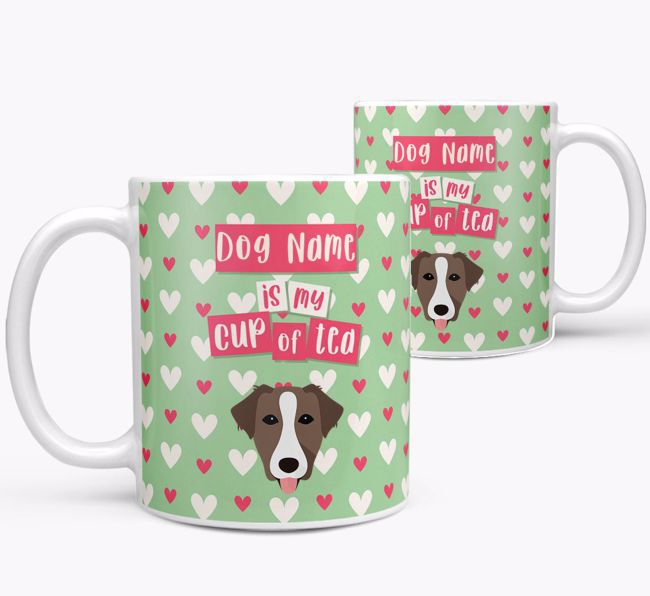 Personalised {breedFullName} '{dogsName} is my Cup of Tea' Mug